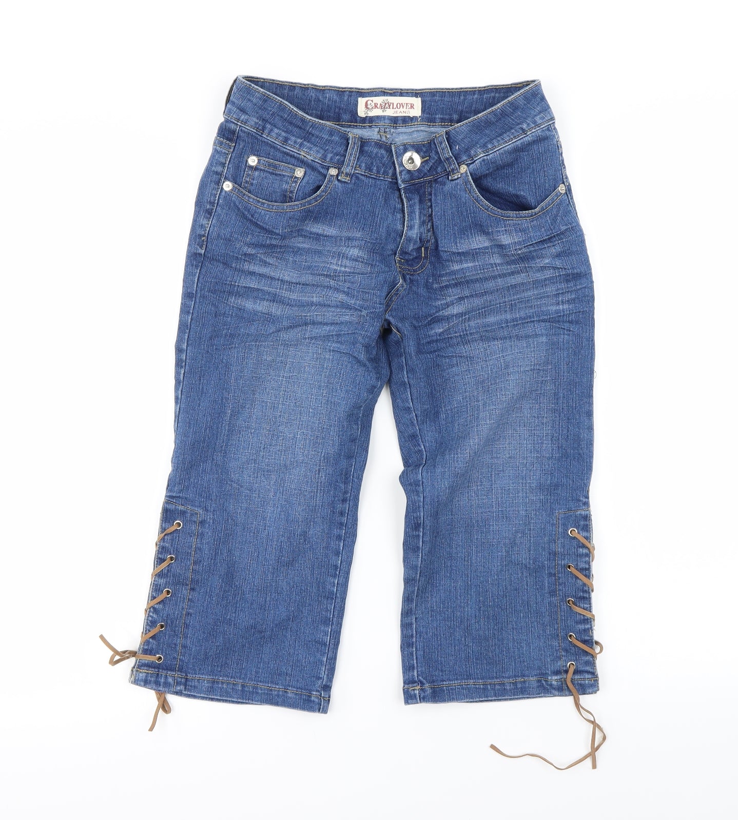 Preworn Womens Blue   Straight Jeans Size 23 in L20 in