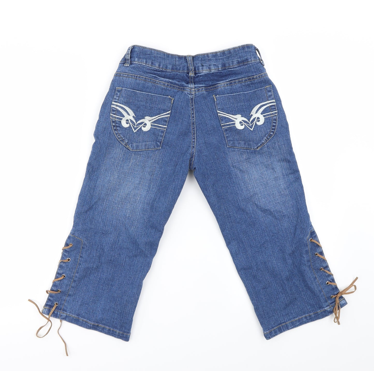Preworn Womens Blue   Straight Jeans Size 23 in L20 in