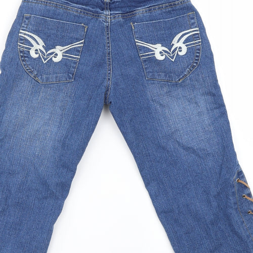 Preworn Womens Blue   Straight Jeans Size 23 in L20 in