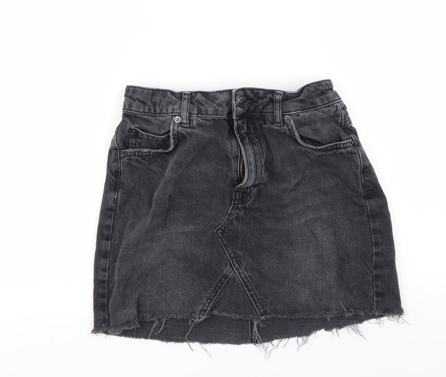 Preworn Womens Black   A-Line Skirt Size 23 in