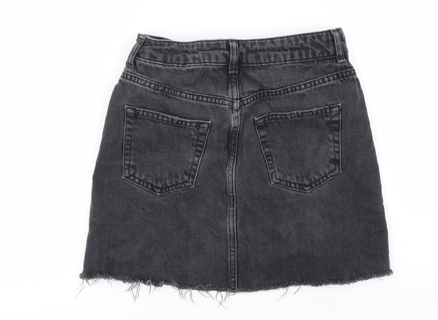 Preworn Womens Black   A-Line Skirt Size 23 in