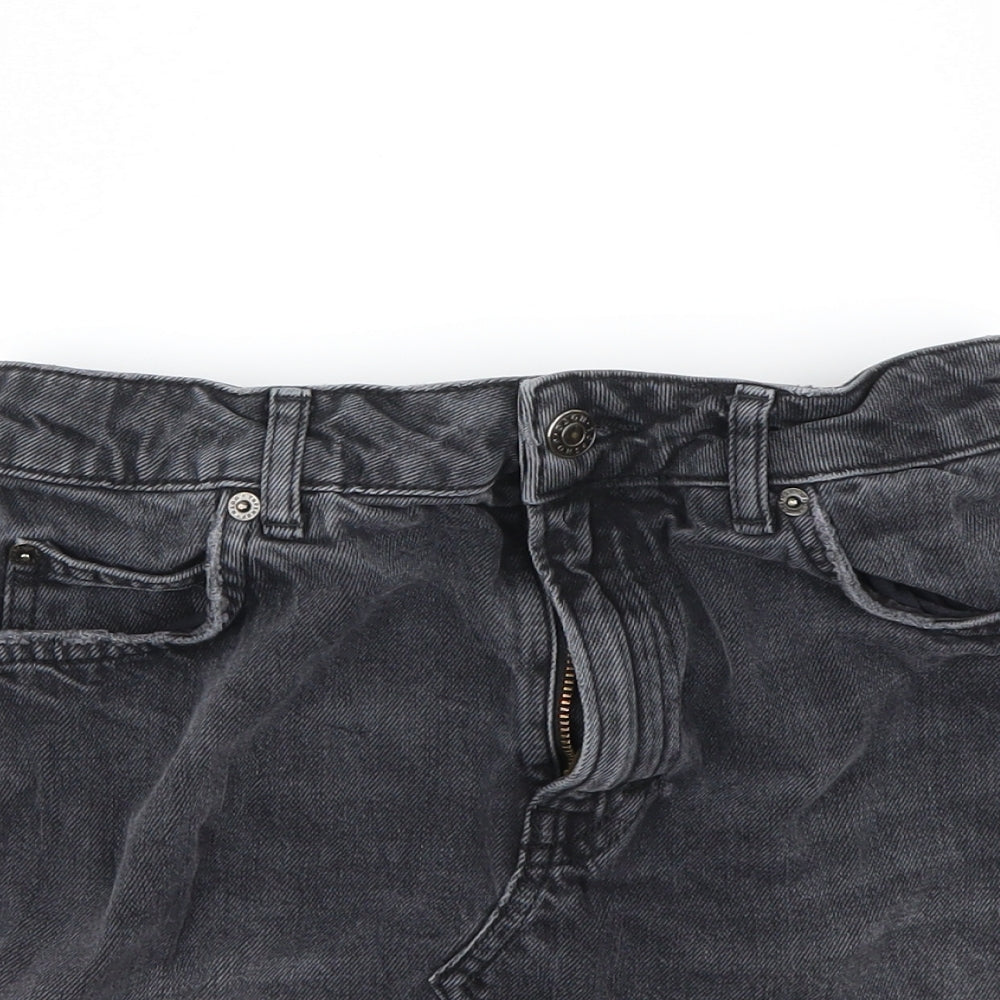 Preworn Womens Black   A-Line Skirt Size 23 in