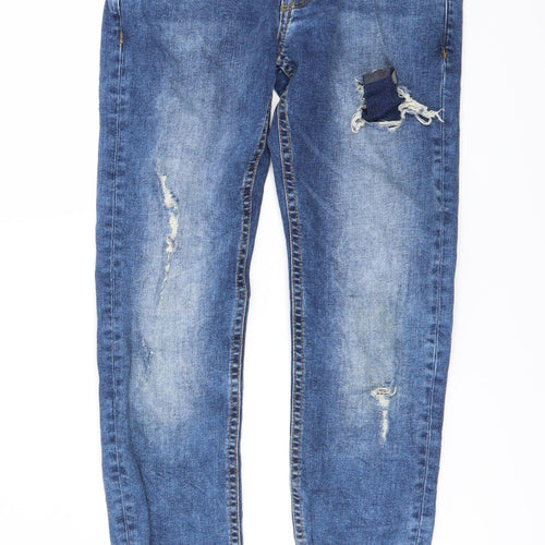 Preworn Womens Blue   Straight Jeans Size 23 in L24 in