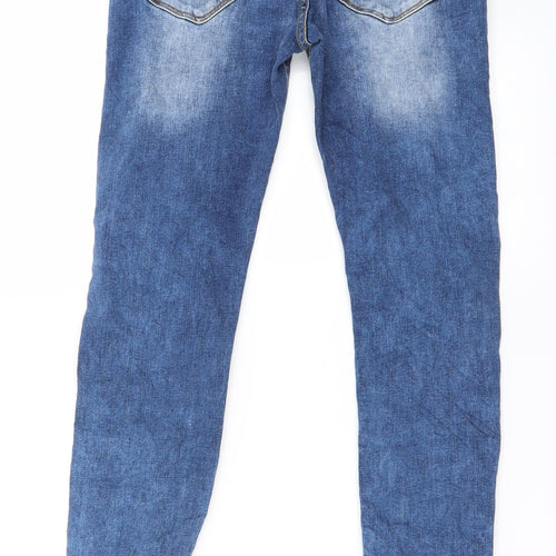 Preworn Womens Blue   Straight Jeans Size 23 in L24 in