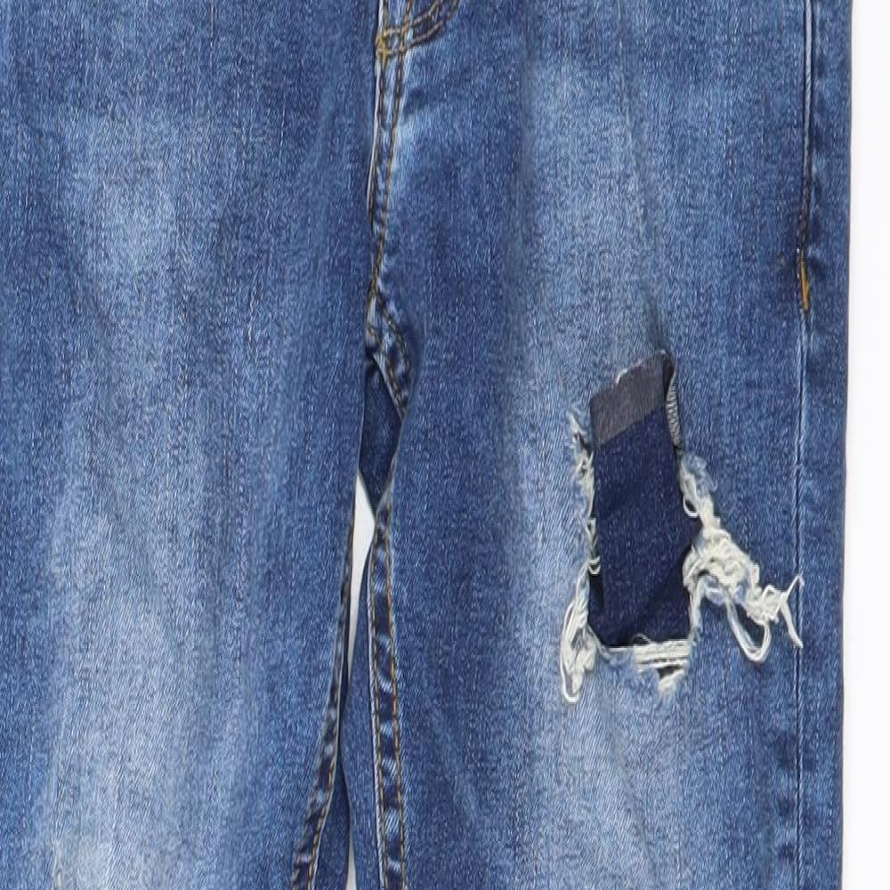 Preworn Womens Blue   Straight Jeans Size 23 in L24 in