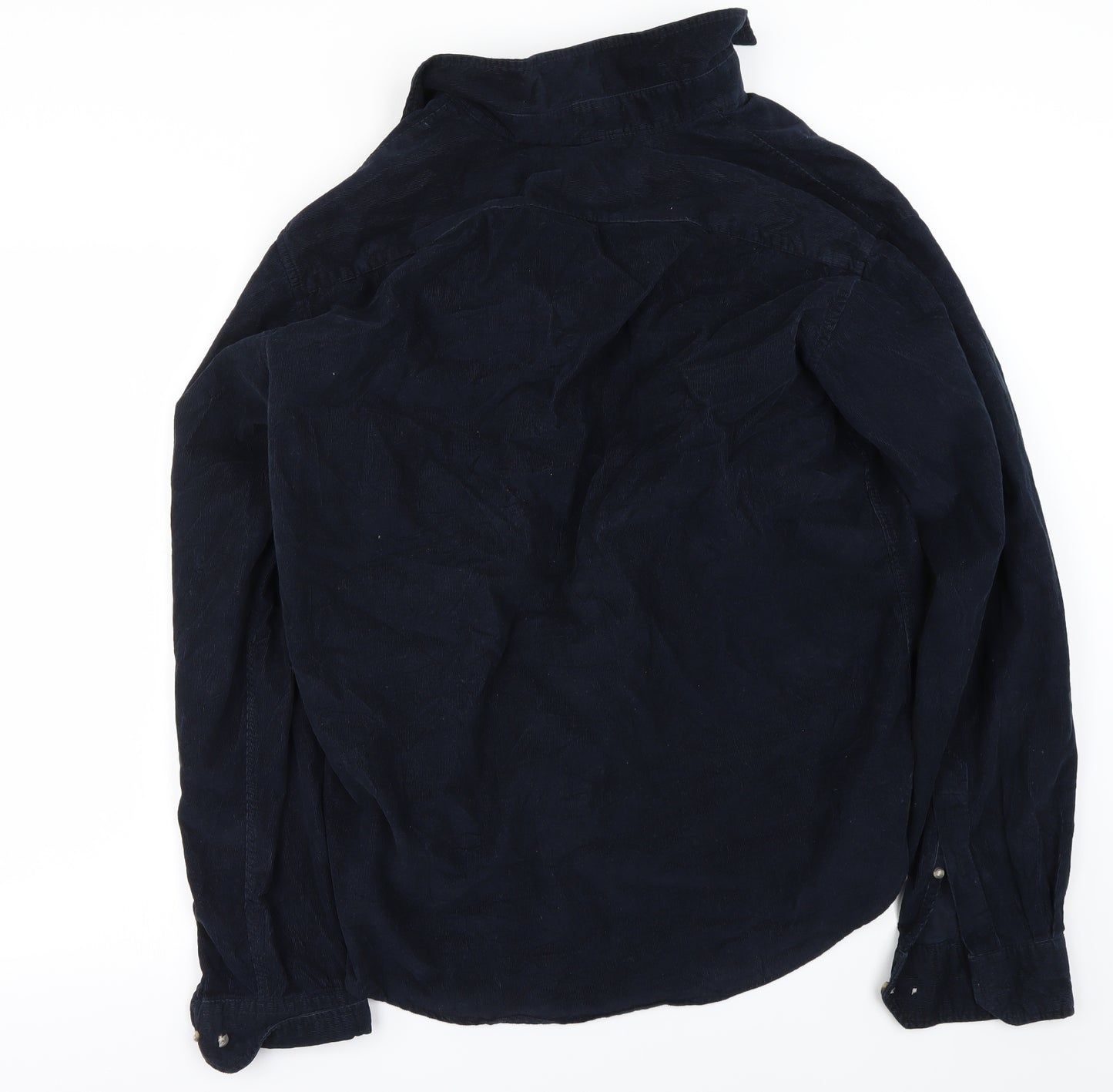 Marks and Spencer Mens Blue    Button-Up Size L