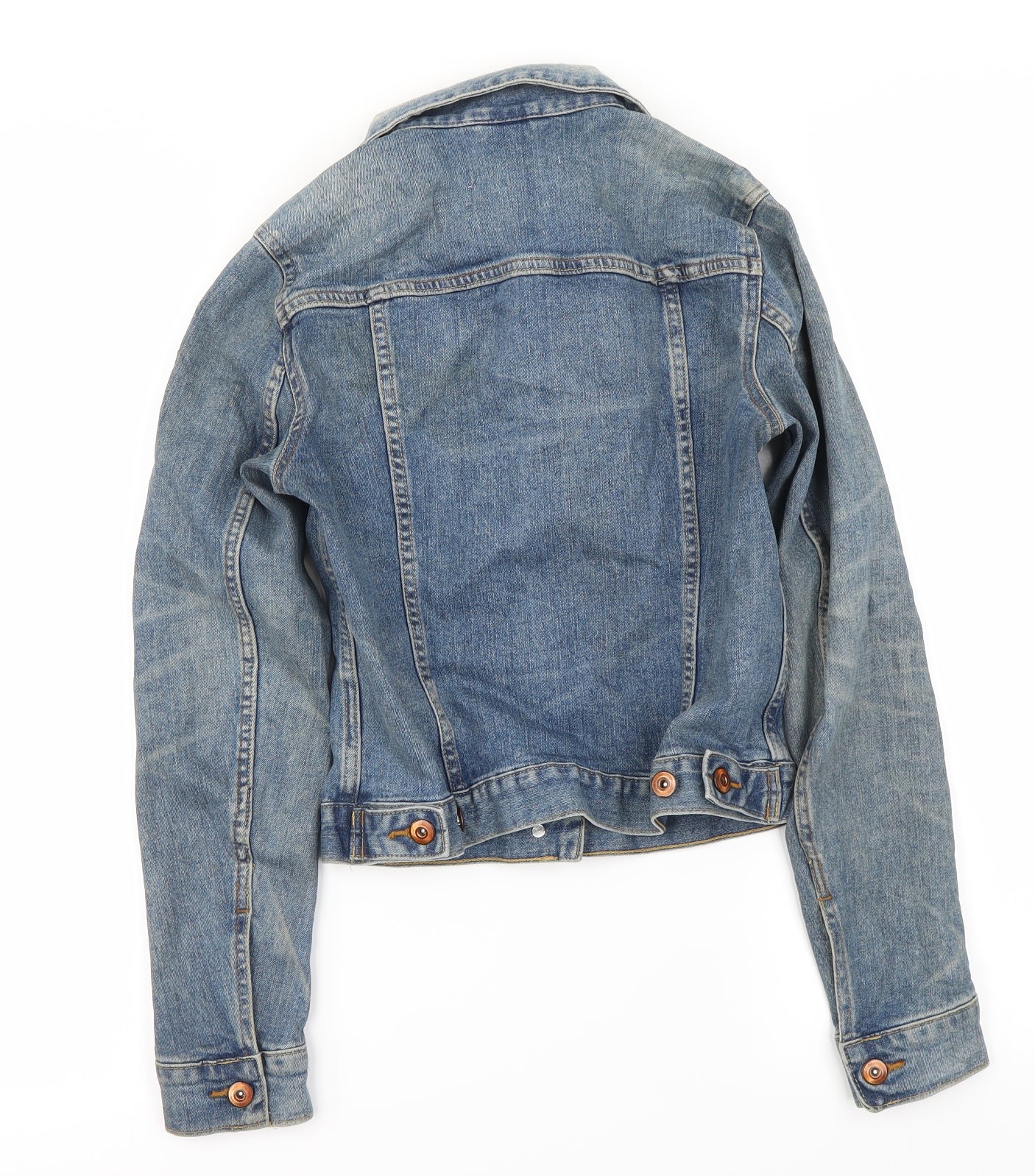 H&M Womens Blue   Jacket Coat Size 4