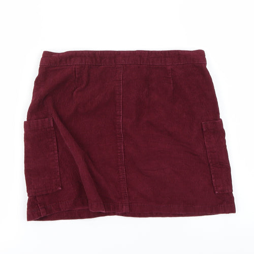 Zara Girls Red   A-Line Skirt Size 10 Years