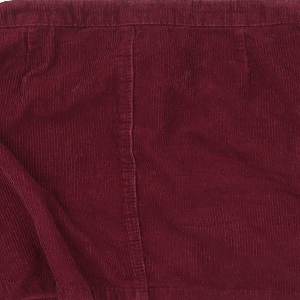 Zara Girls Red   A-Line Skirt Size 10 Years