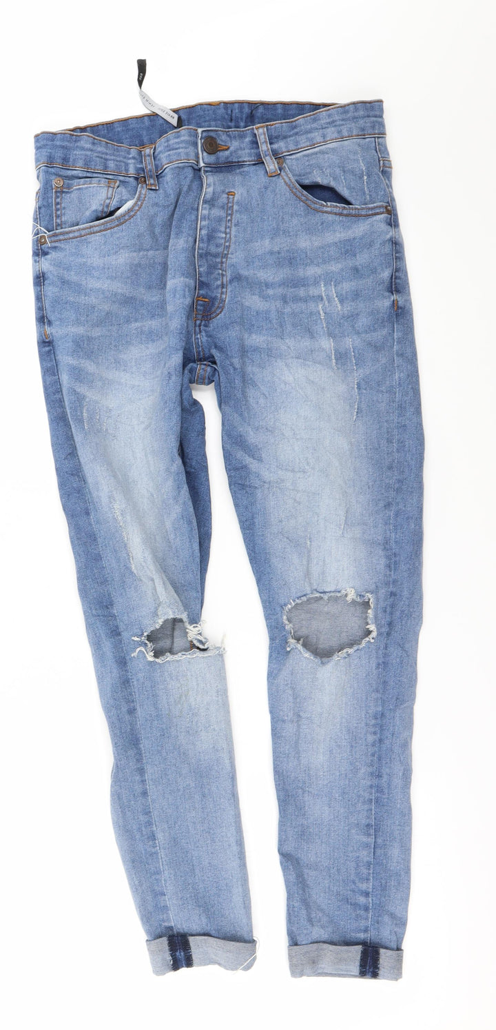 Preworn Mens Blue   Straight Jeans Size 30 in L25 in