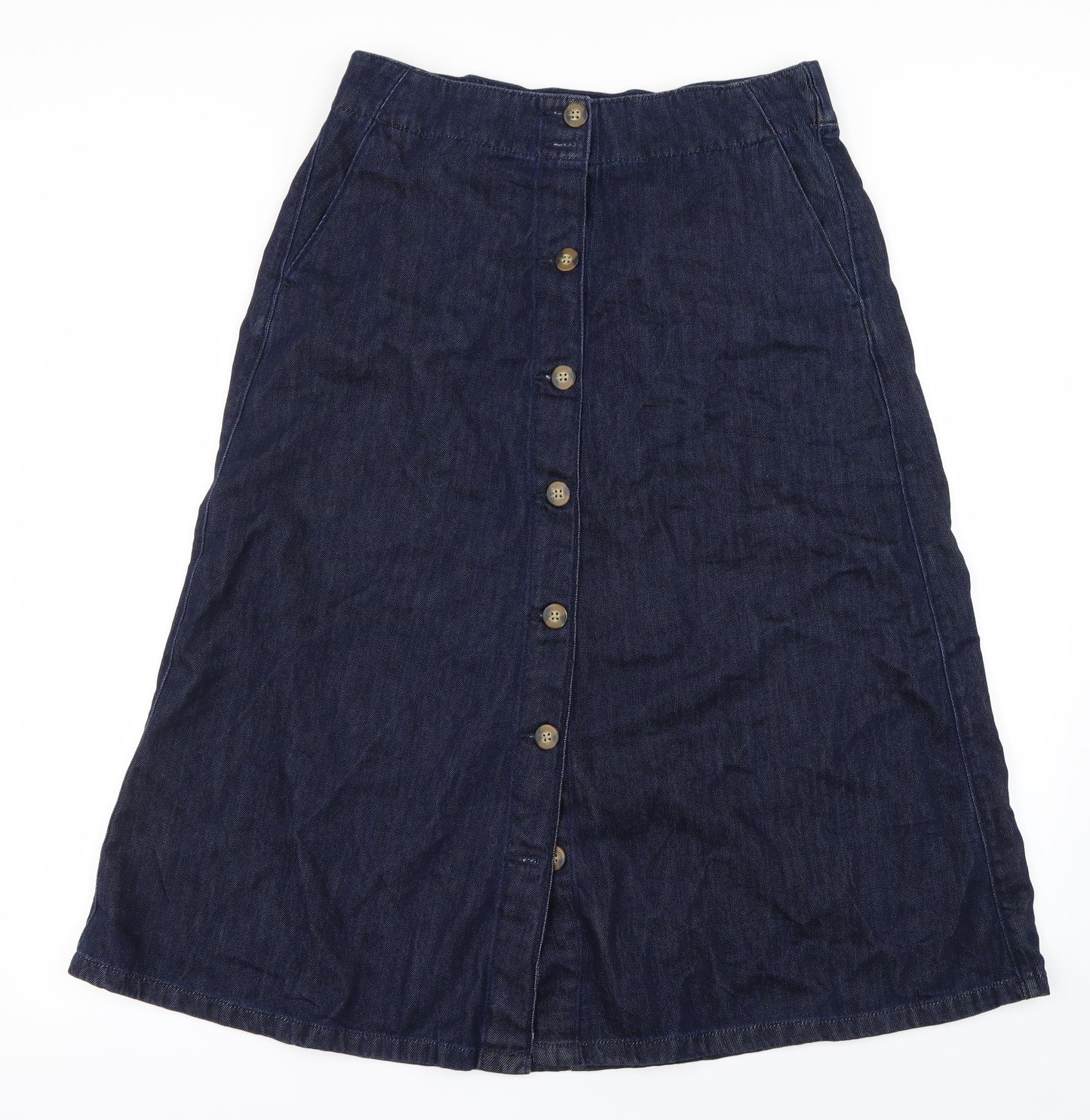 Marks and Spencer Womens Blue   A-Line Skirt Size 14
