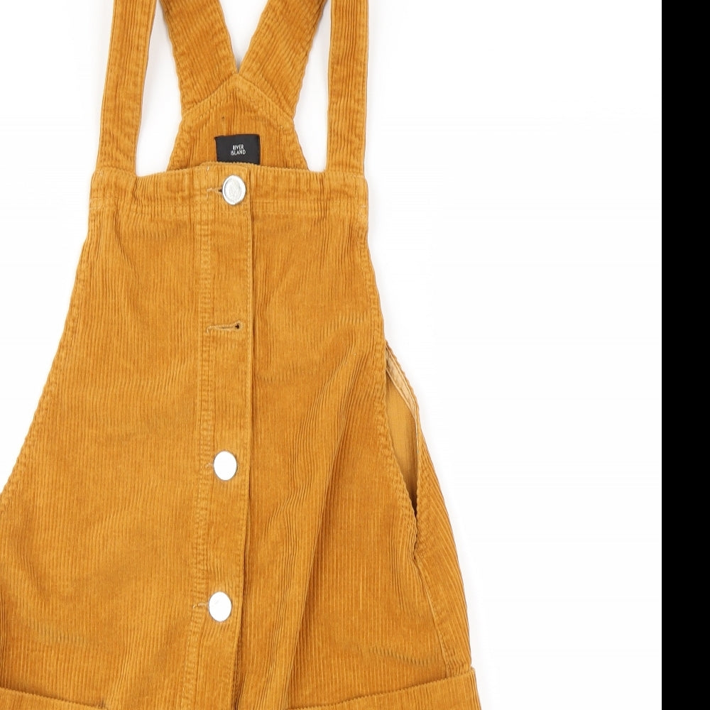 River Island Womens Orange   Dungaree One-Piece Size 10