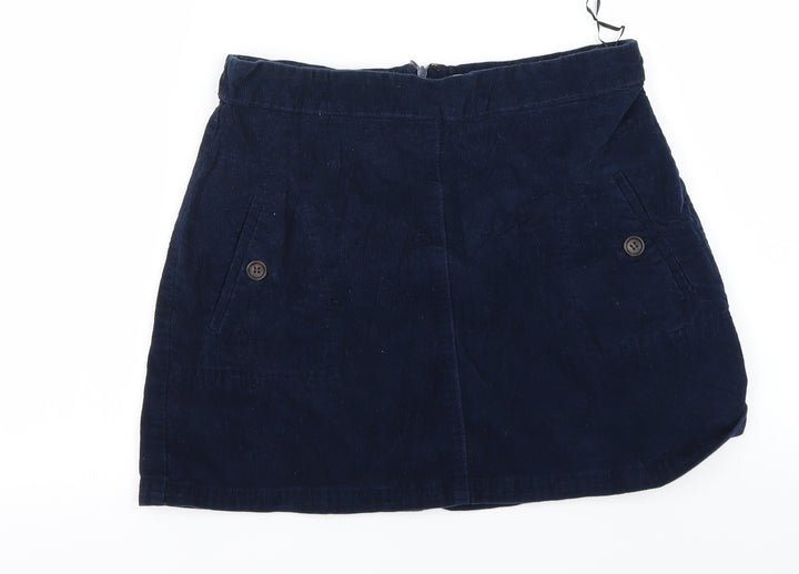 Preworn Womens Blue A-Line Skirt Size M