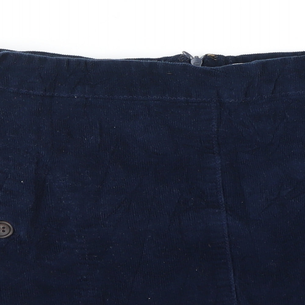 Preworn Womens Blue   A-Line Skirt Size M