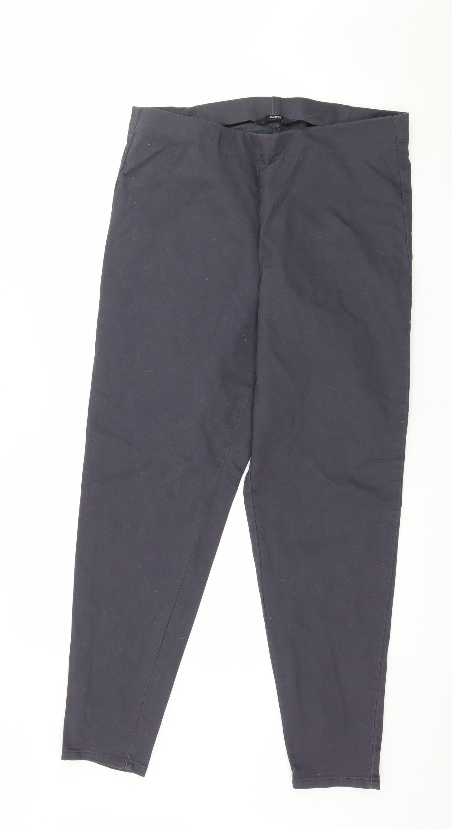 George Womens Blue   Trousers  Size 16 L26 in