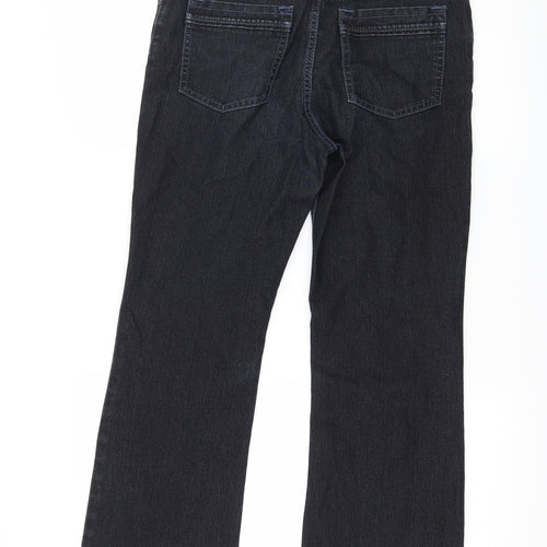 Marks and Spencer Womens Blue  Denim Bootcut Jeans Size 10 L29 in