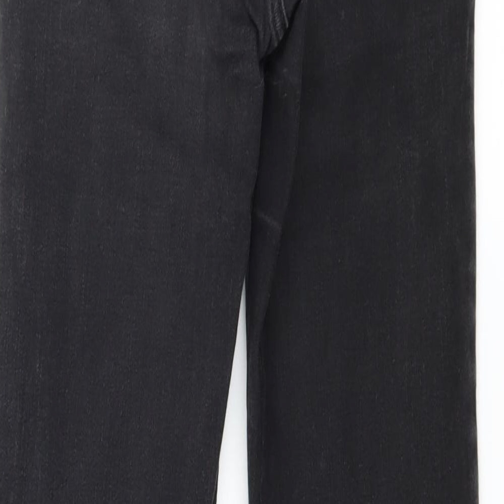 Miss Selfridge Womens Black  Denim Skinny Jeans Size 8 L28 in