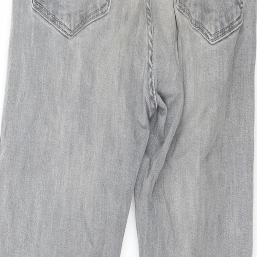 Topshop Womens Grey  Denim Skinny Jeans Size 28 in L26 in