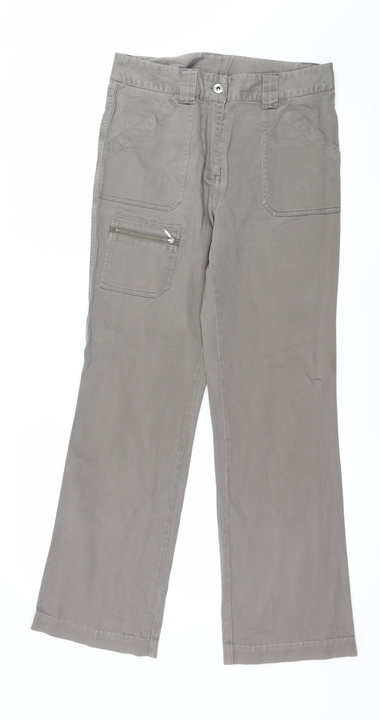 Casual Club Womens Brown   Trousers  Size 10 L29 in