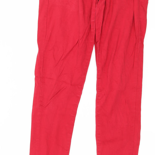Place Du Jour Womens Red  Denim Skinny Jeans Size S L29 in