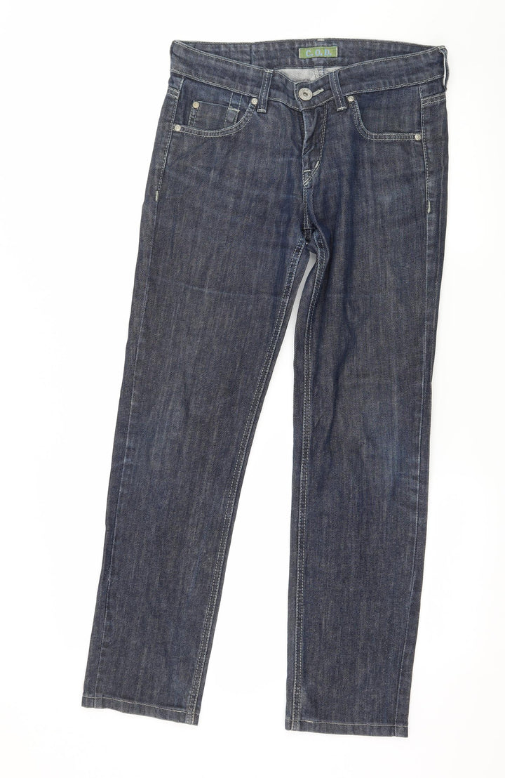 COD Womens Pink  Denim Straight Jeans Size 32 in L29 in