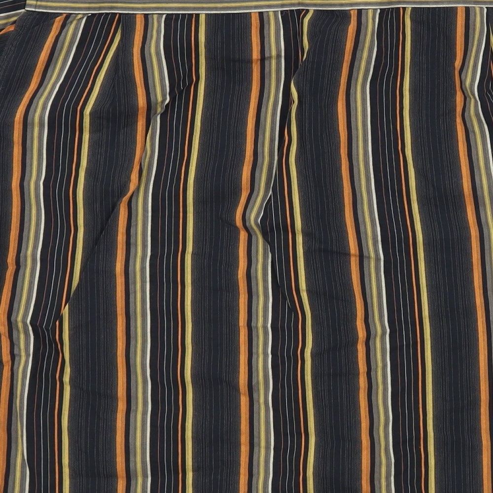 Gabicci Mens Black Striped   Button-Up Size L