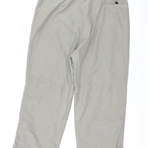 Madonna Womens Green   Cropped Trousers Size XL L25 in