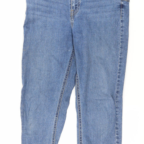 New Look Womens Blue  Denim Skinny Jeans Size 12 L27 in