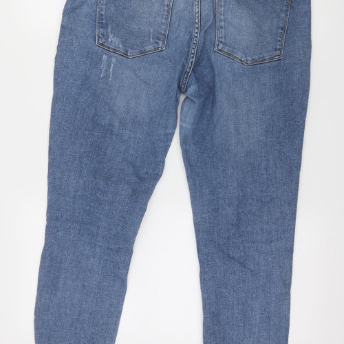 River Island Womens Blue  Denim Skinny Jeans Size 16 L28 in