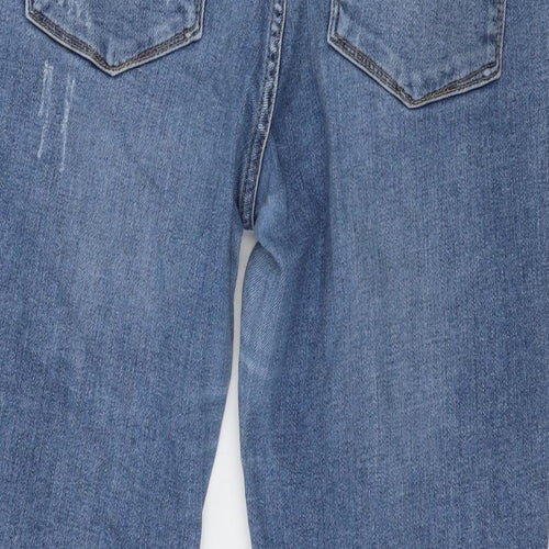 River Island Womens Blue  Denim Skinny Jeans Size 16 L28 in