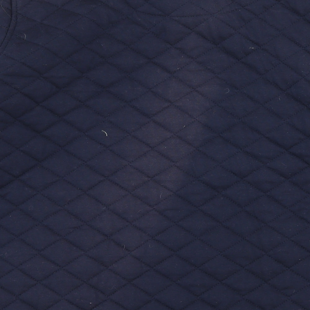 Bonmarché Womens Blue  Jersey Quilted Jacket Size 22