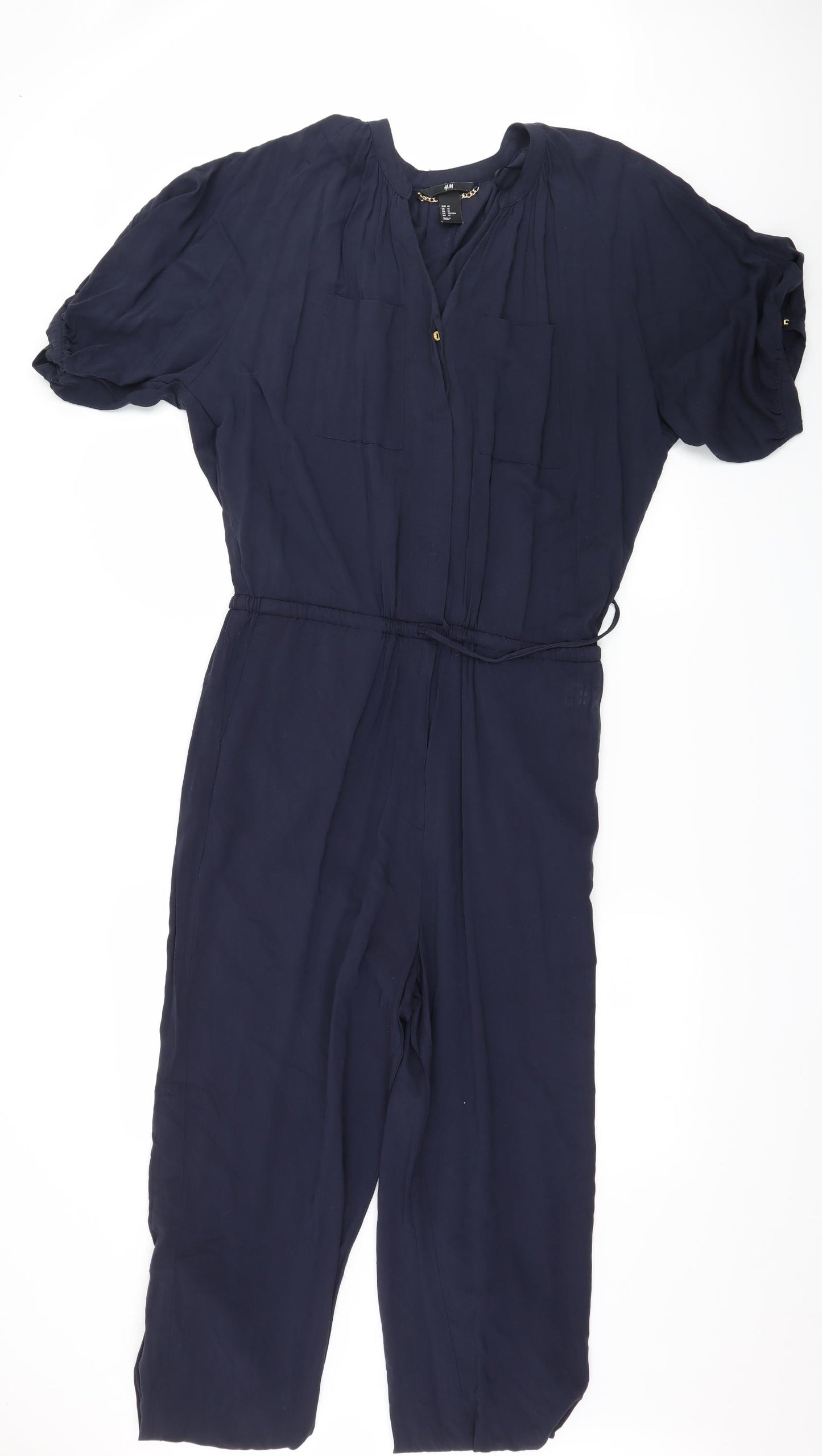 H&M Womens Blue   Jumpsuit One-Piece Size 12 L29 in