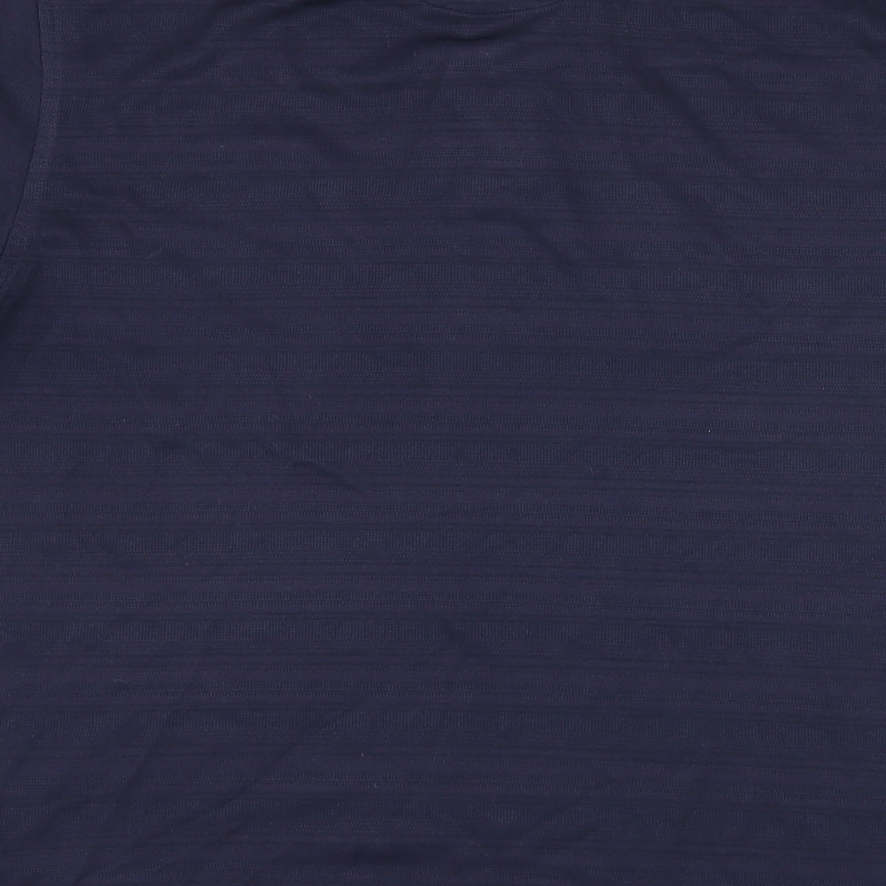 Blue Harbour Mens Blue  Jersey  Polo Size S