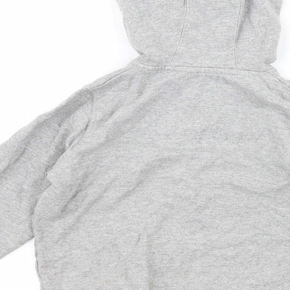 Demo Boys Grey  Jersey Full Zip Hoodie Size 3-4 Years  - Union Street