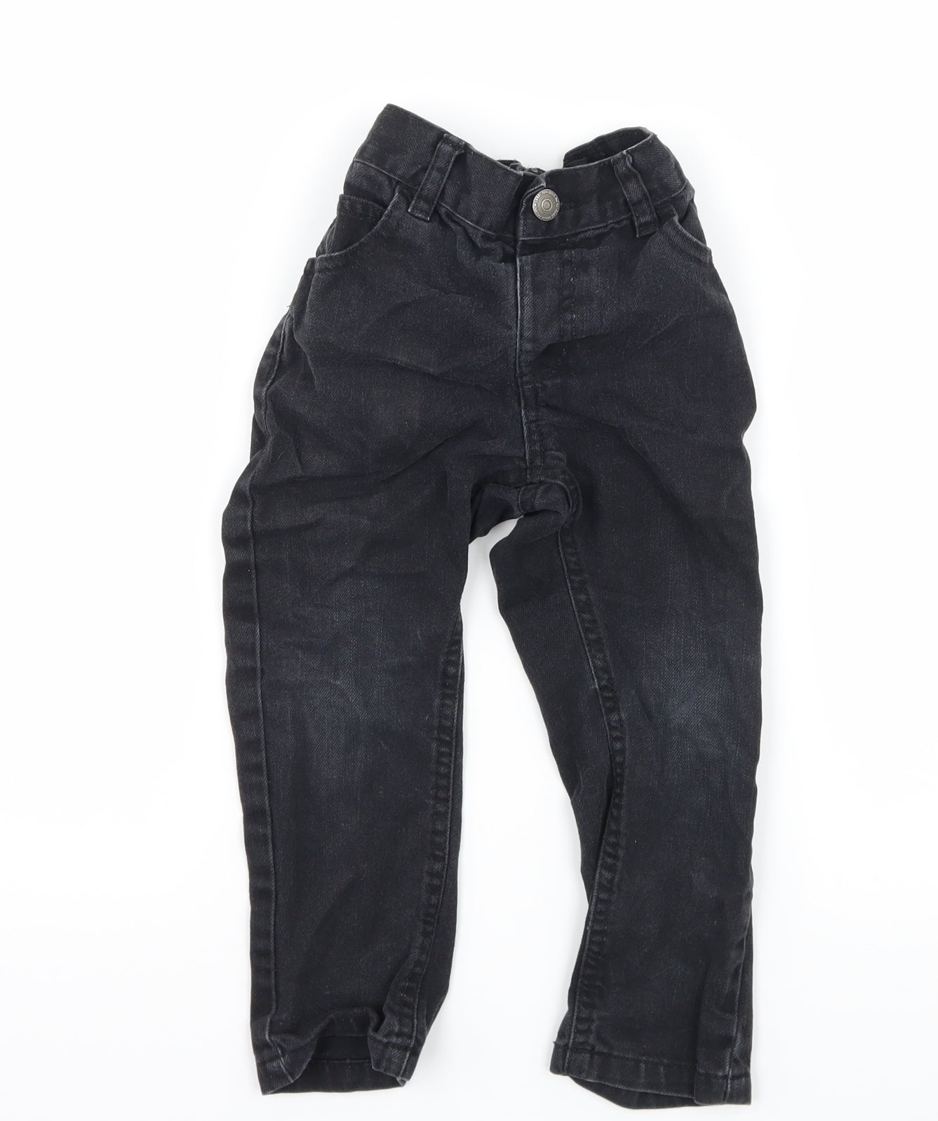 George Boys Green  Denim Straight Jeans Size 3-4 Years