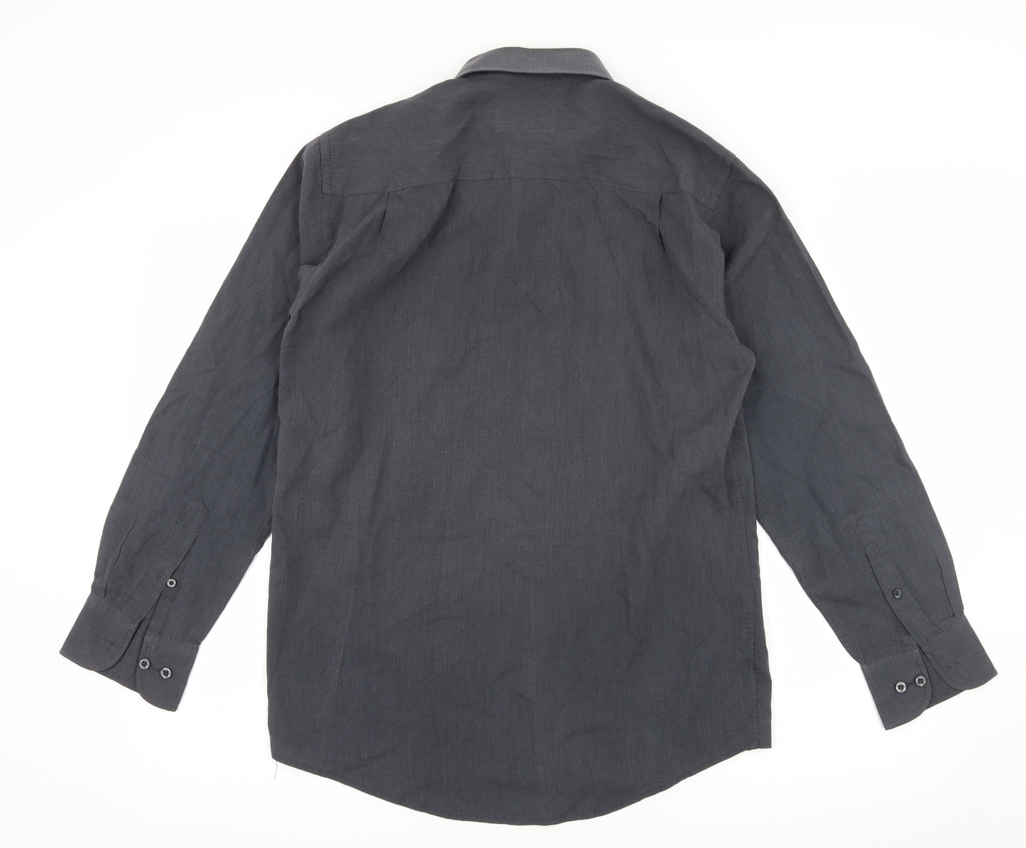 F&F Mens Grey    Button-Up Size 14.5