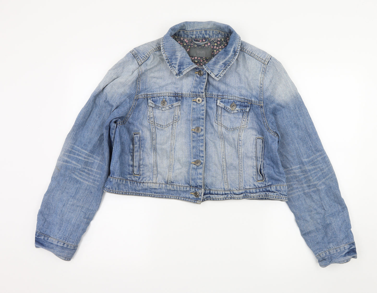 South  Womens Blue  Denim Jacket  Size 18
