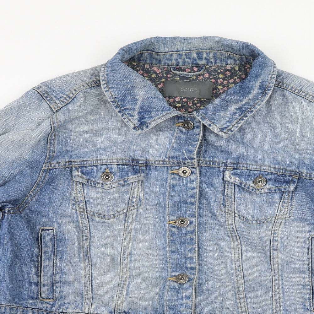 South  Womens Blue  Denim Jacket  Size 18