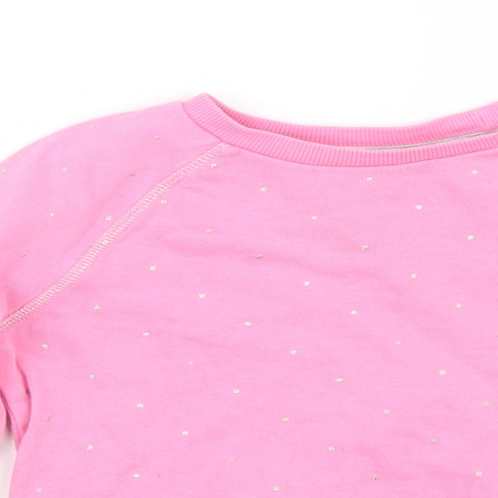 Mothercare Girls Pink   Pullover Jumper Size 2-3 Years