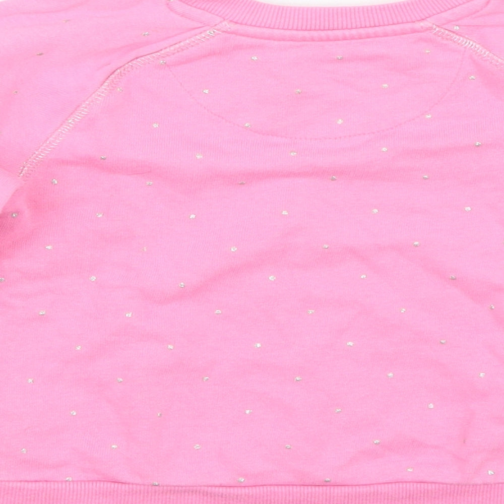 Mothercare Girls Pink   Pullover Jumper Size 2-3 Years