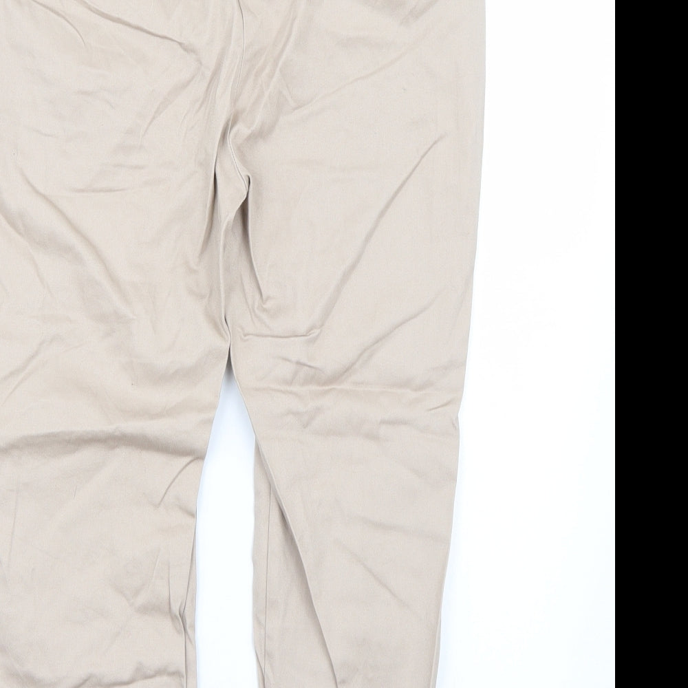 Primark Womens Beige   Cropped Trousers Size 12