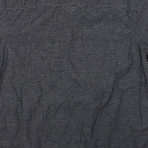 Peacocks Mens Grey    Button-Up Size L