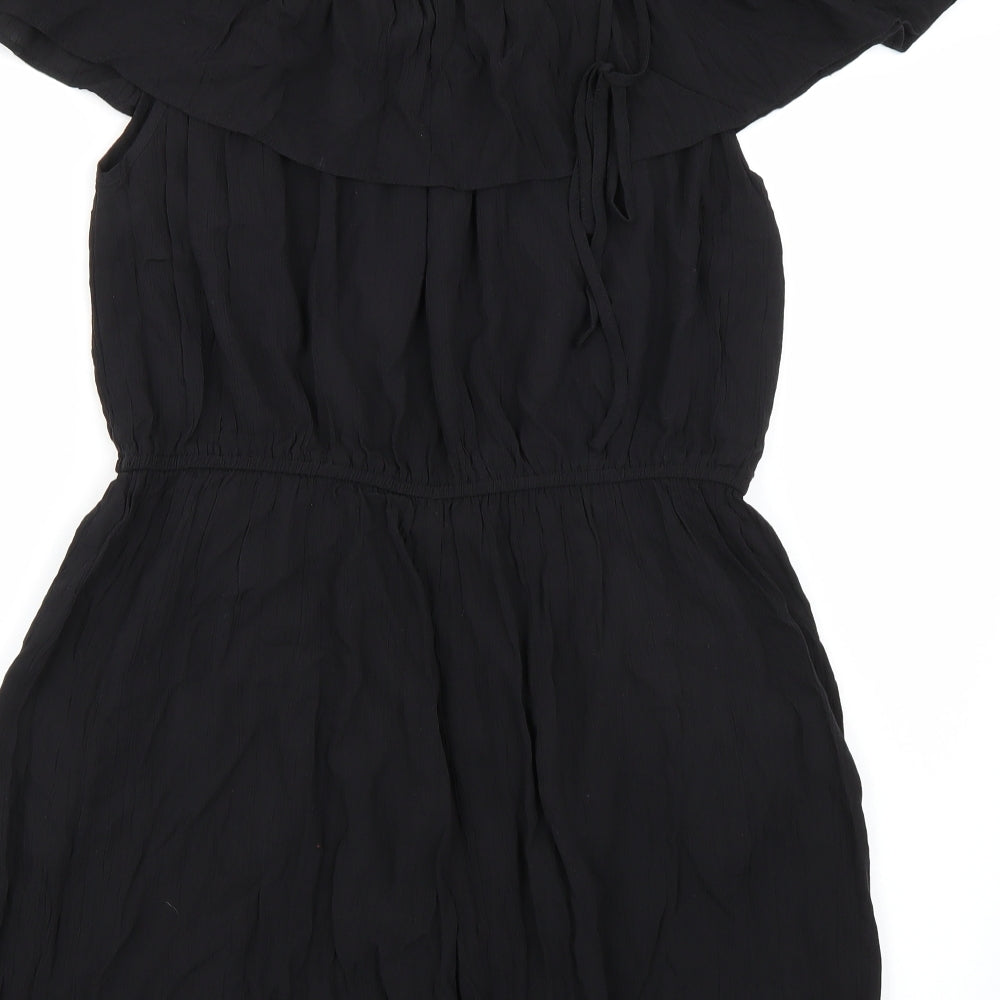 F&F Womens Black   Playsuit One-Piece Size 16