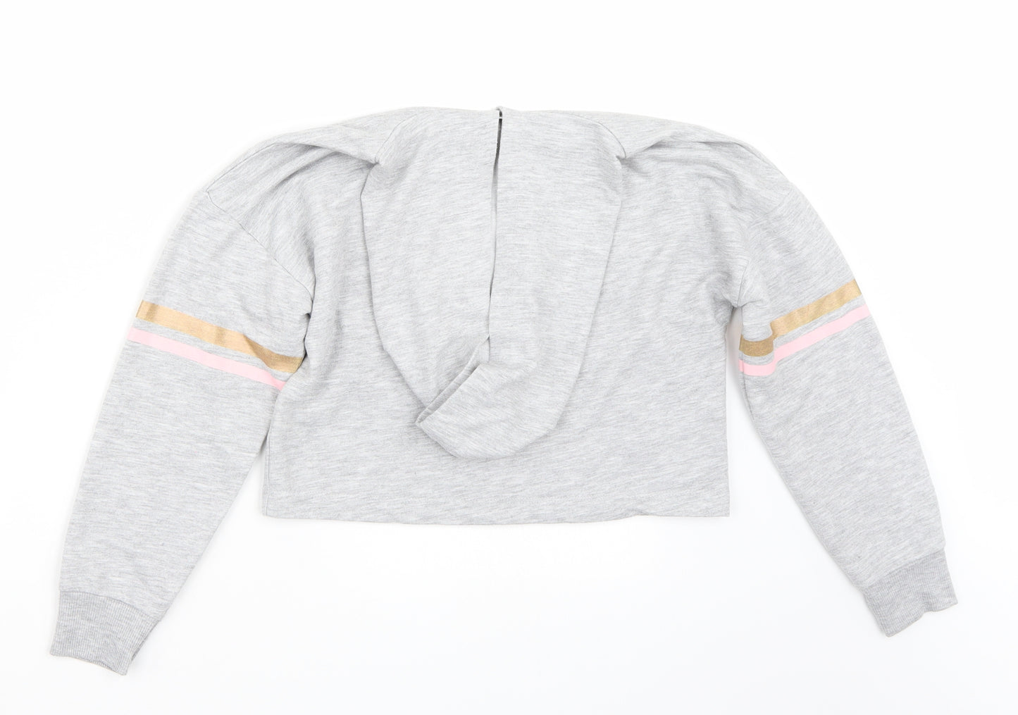 Primark Girls Grey  Rayon Pullover Hoodie Size 12 Years
