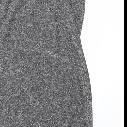 Collision Womens Silver   A-Line  Size 12