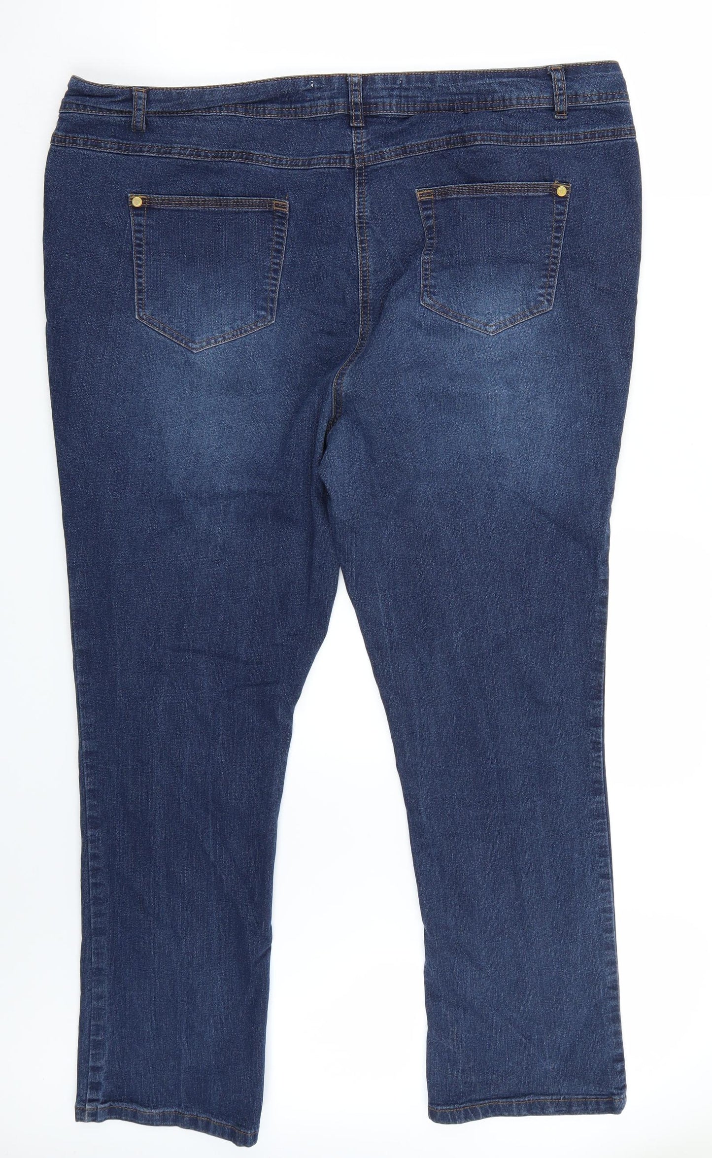 Yours Womens Blue   Straight Jeans Size 22 L28 in
