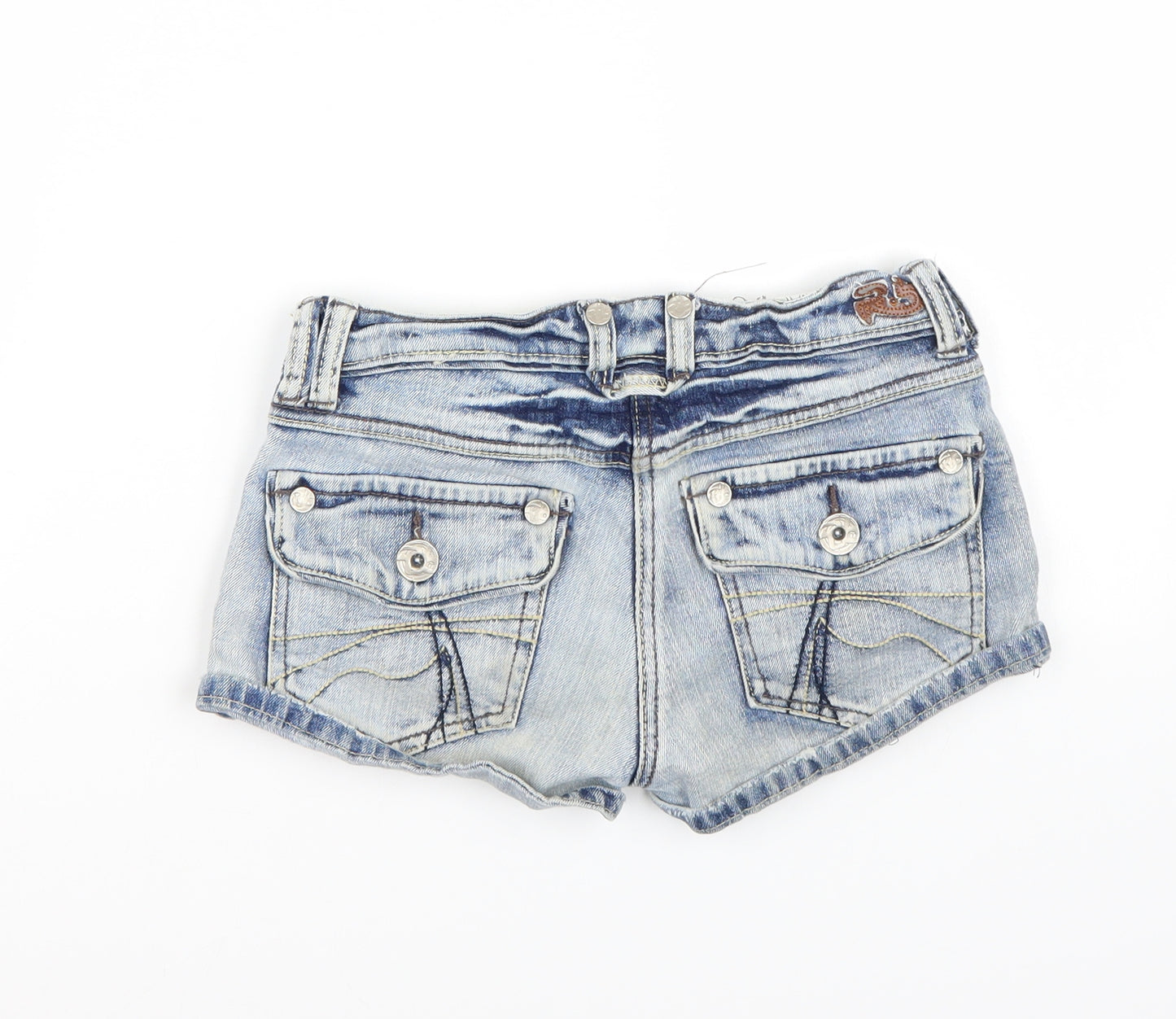 Preworn Girls Blue   Bermuda Shorts Size 8 Years