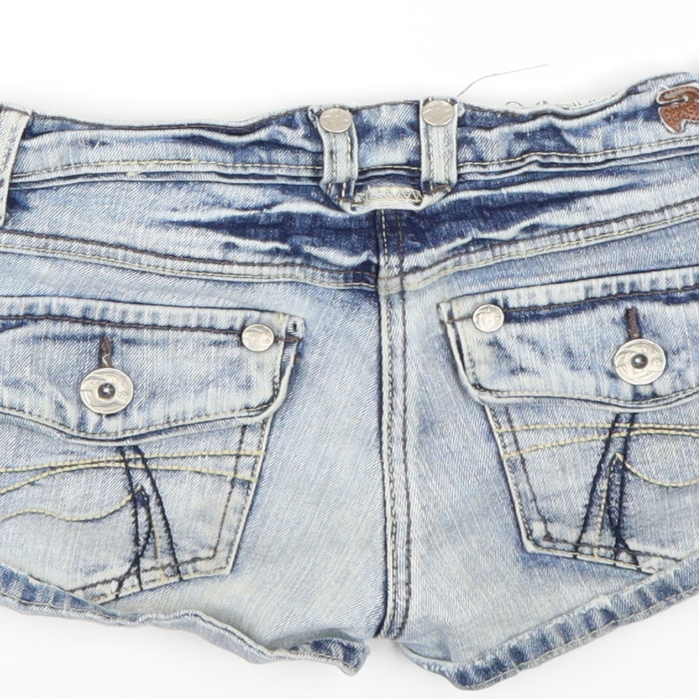 Preworn Girls Blue   Bermuda Shorts Size 8 Years