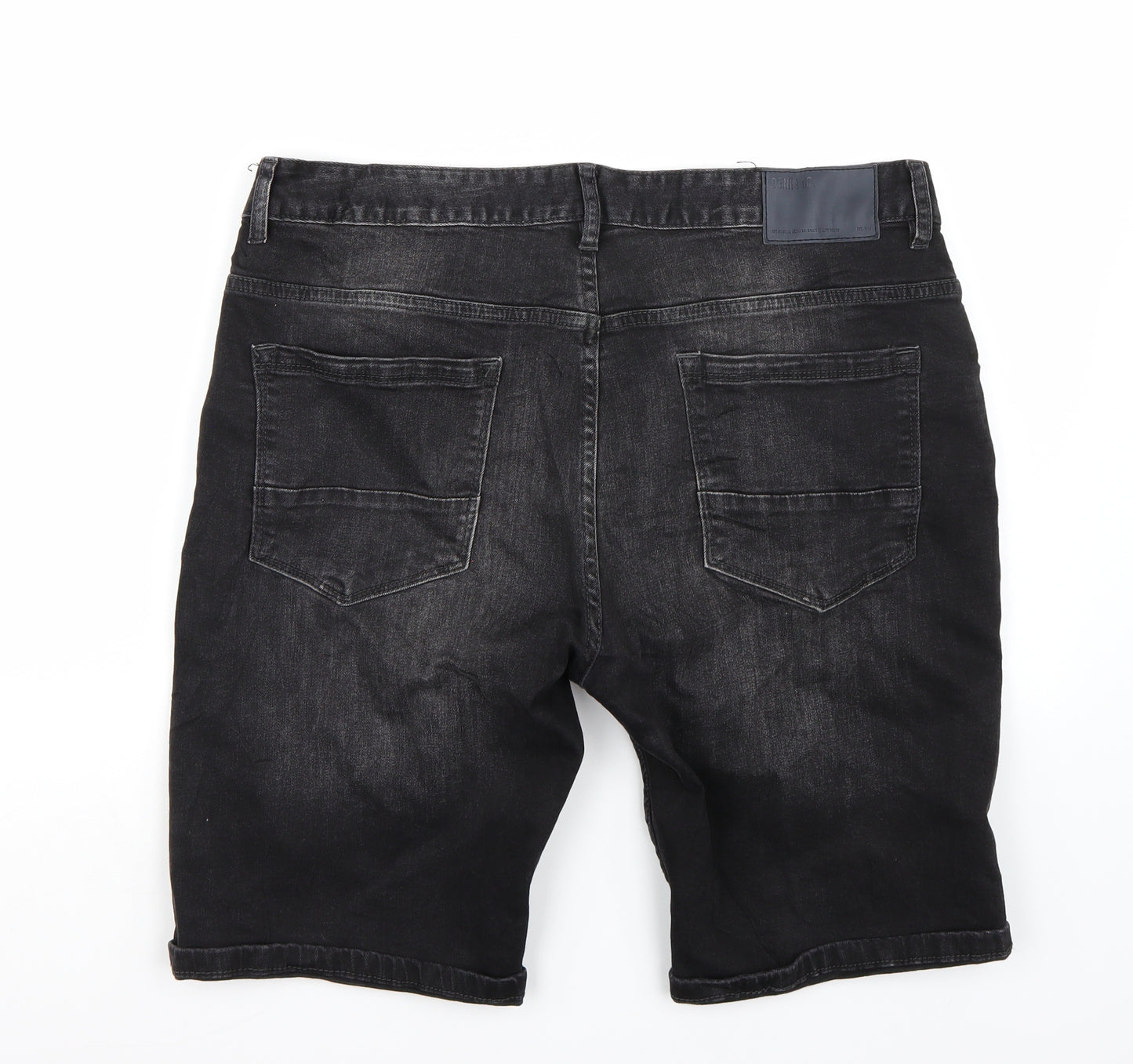 Denim & Co. Mens Black   Bermuda Shorts Size 36