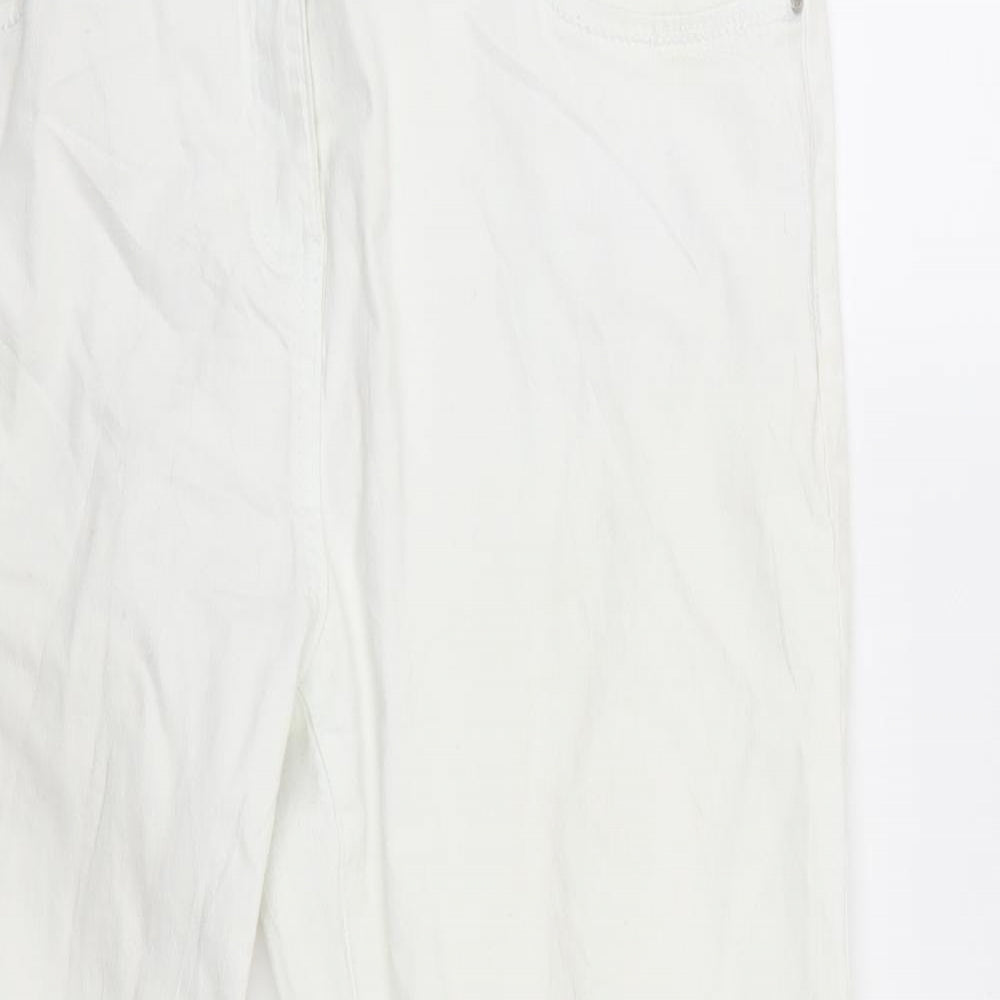 TU Womens White   Straight Jeans Size 16 L30 in